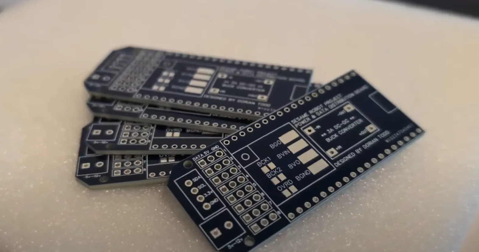 Electronics and the distro board